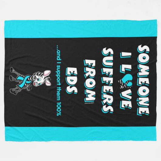 Iemand van wie ik hou...EDS Fleece Blanket Deken (Voorkant (Horizontaal))