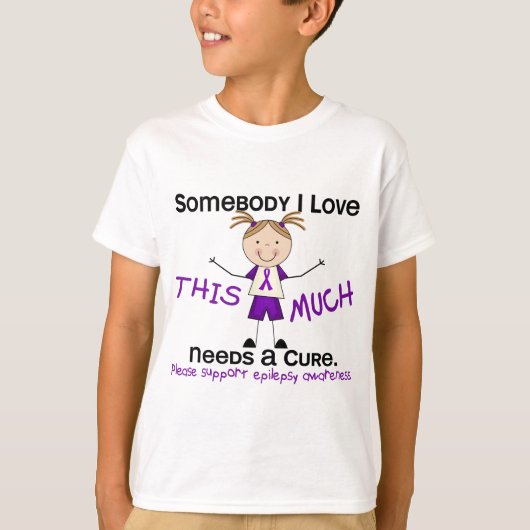 Iemand van wie ik hou - Epilepsy (Meisje) T-shirt (Voorkant)