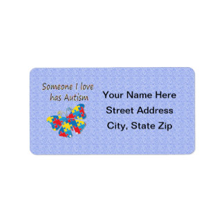 Iemand van wie ik hou heeft autisme (multi) etiket