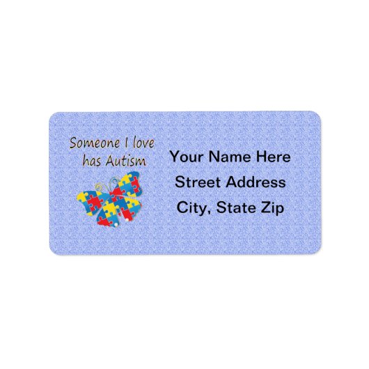 Iemand van wie ik hou heeft autisme (multi) etiket (Voorkant)