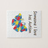 Iemand van wie ik hou heeft autisme (multi) legpuzzel (Horizontaal)