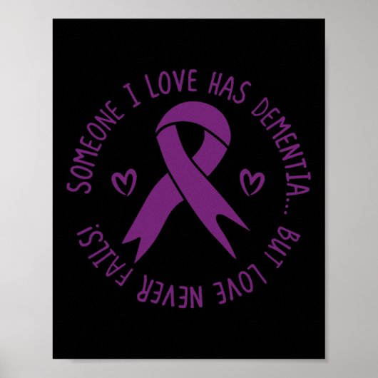 Iemand van wie ik hou heeft een alzheimerdementie poster (Voorkant)