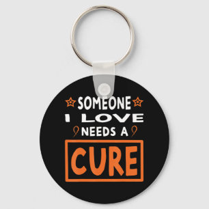 Iemand van wie ik hou, heeft een crèmestoornis nod sleutelhanger