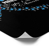 Iemand van wie ik hou heeft een remedie nodig T1D  Poster (Hoek)