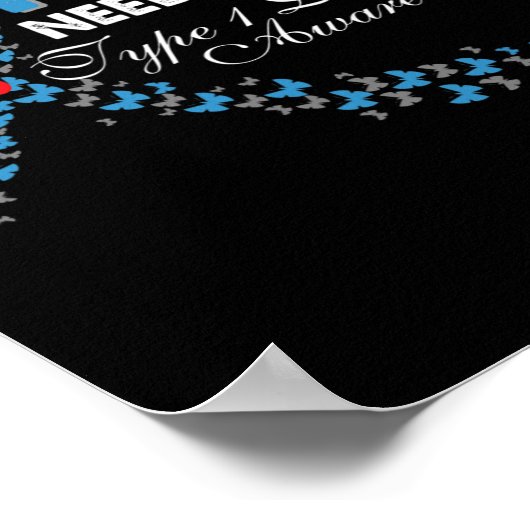 Iemand van wie ik hou heeft een remedie nodig T1D  Poster (Hoek)