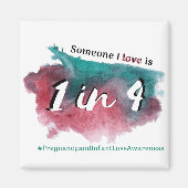 Iemand van wie ik hou is 1 op 4. magneet (Voorkant)