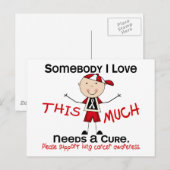 Iemand van wie ik hou - Lung Cancer (Boy) Briefkaart (Voorkant / Achterkant)