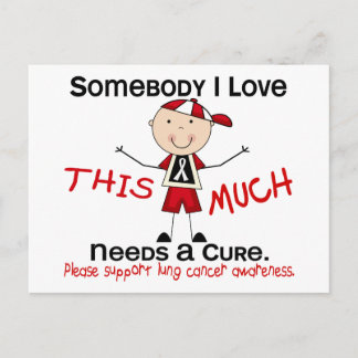 Iemand van wie ik hou - Lung Cancer (Boy) Briefkaart