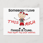 Iemand van wie ik hou - Lung Cancer (Boy) Briefkaart (Voorkant)