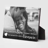 Iemand van wie je houdt citaat | Familie Koppel Fo Fotoplaat (Zijkant)