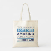 Iemand verbluffend tote bag (Achterkant)