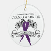 Iemand waar ik van hou heeft Cranio Keramisch Ornament (Links)