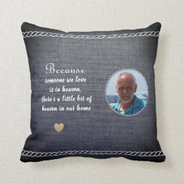 Iemand waar we van houden is de Heaven Photo Memor Kussen