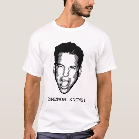 IEMAND WEET HET! T-SHIRT (Voorkant)