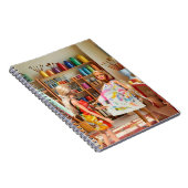 Iemand wil mijn schort kopen. notitieboek (Rechterzijde)