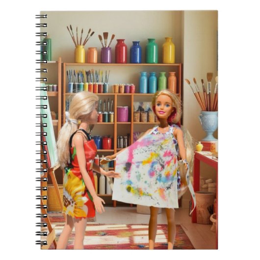 Iemand wil mijn schort kopen. notitieboek (Voorkant)