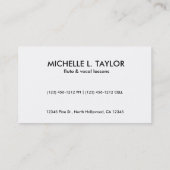 iemand zei dat je als een uil klinkt... visitekaartje (Achterkant)