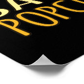 Iemand zei dat Popcorn Popcorns Eater Lover Poster (Hoek)
