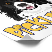 Iemand zei Pickleball? - Pickleball Dog Poster (Hoek)
