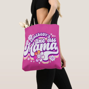 Iemand zijn fijne Mama roze Tote Bag