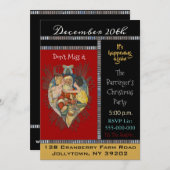 Iemand zoent kerstfeest kaart (Voorkant / Achterkant)