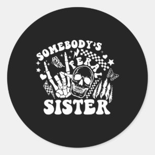 Iemands Feral Sister Moederdag Ronde Sticker