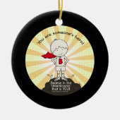 Iemand's Hero Keramisch Ornament (Voorkant)