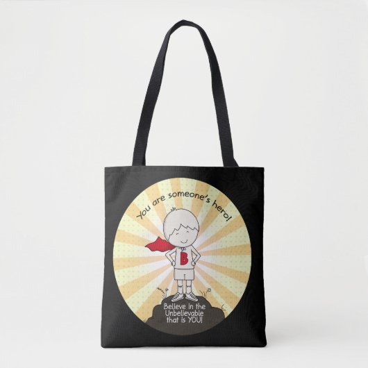 Iemand's Hero Tote Bag (Voorkant)