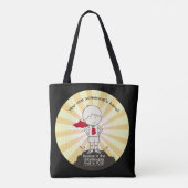 Iemand's Hero Tote Bag (Achterkant)