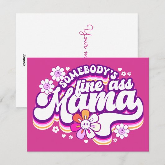 Iemands leuke Mama Feestdagenkaart (Voorkant / Achterkant)