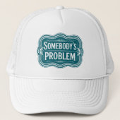 Iemands Probleem (Aanpasbaar) Trucker Pet (Voorkant)