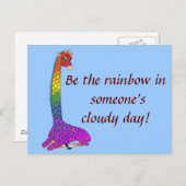 Iemand's regenboog briefkaart (Voorkant / Achterkant)