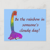 Iemand's regenboog briefkaart (Voorkant)
