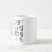 Iemand's Therapist Koffiemok (Voorkant links)