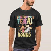 Iemands wilde nonno Italiaanse opa wilde familie T-shirt (Voorkant)