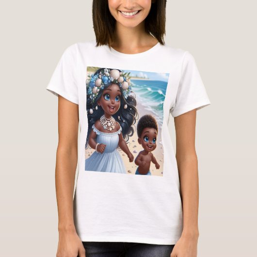 Iemanjá menina t-shirt (Voorkant)