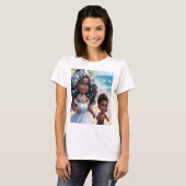 Iemanjá menina t-shirt (Voorkant volledig)