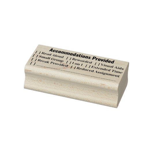 IEP Accommodaties verstrekt leraar Rubberstempel (Stempel)