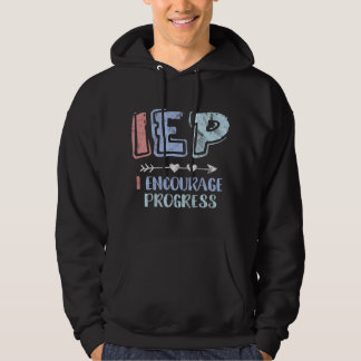 IEP I Bevorder Voortgang SPED Docent Speciaal Onde Hoodie