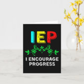 IEP I moedigt Progress Special Education School aa Kaart (Gele Bloem)