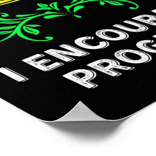 IEP I moedigt Progress Special Education School aa Poster (Hoek)