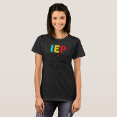 IEP I moedigt Progress Special Education School aa T-shirt (Voorkant volledig)