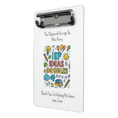 IEP Ideas, Doodles & Snacks | Inclusion Mini Klembord (Angled2)