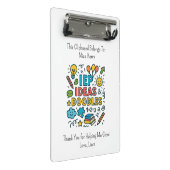 IEP Ideas, Doodles & Snacks | Inclusion Mini Klembord (Schuin)