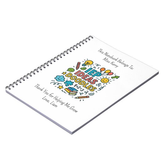 IEP Ideas, Doodles & Snacks | Inclusion Notitieboek (Linkerzijde)