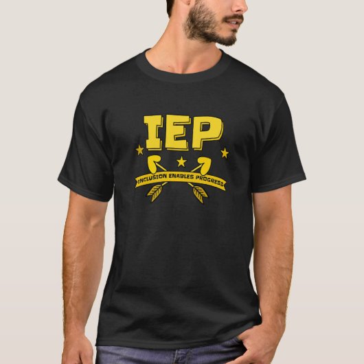 Iep-inclusie maakt het voortschrijdende Iep-leraar T-shirt (Voorkant)