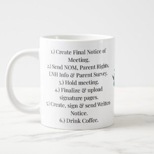 IEP Stappen Koffiemok Grote Koffiekop