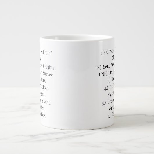 IEP Steps Coffee Mug Grote Koffiekop (Voorkant)