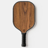 Iepen hout pickleball paddle (Achterkant)