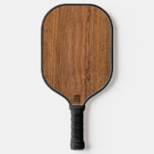 Iepen hout pickleball paddle (Voorkant)
